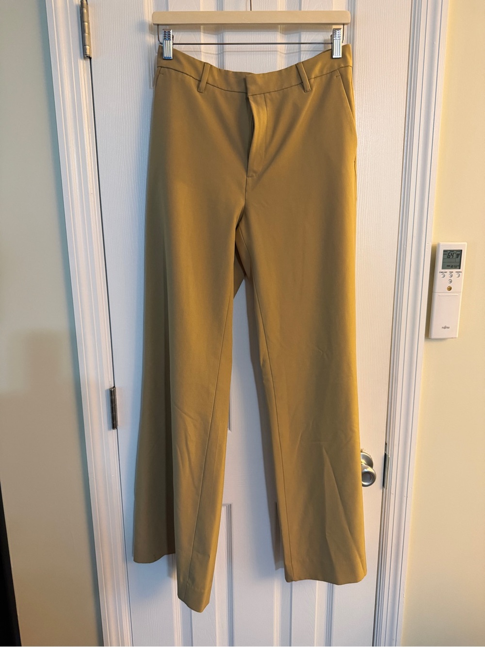Banana Republic Women's Camel Wide-Leg Trousers